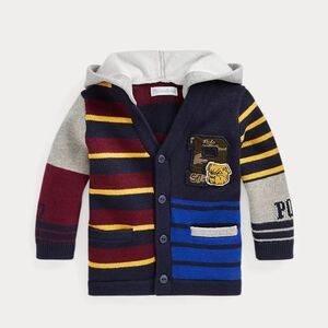 Polo Ralph Lauren Kids Striped Hooded Cardigan - Multicolor